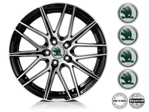 Skoda Epoxy Dome Aufkleber Luxus Autoembleme